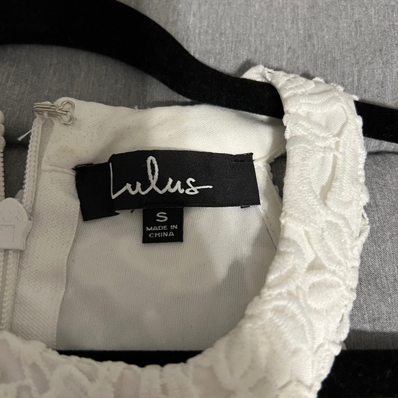 Lulu's Love Poem Ivory Lace Mini Dress - Picture 6 of 9